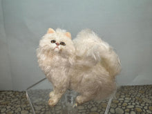 Load image into Gallery viewer, Dollhouse Miniature ~  Artisan Handmade OOAK White Cat
