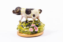Load image into Gallery viewer, Dollhouse Miniature ~ Kay Lewis Staffordshire Cow - From Johnston Estate
