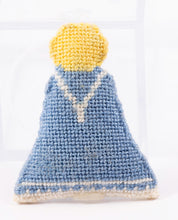 Load image into Gallery viewer, Dollhouse Miniature ~ Needlepoint Angel Pillow Doll - From Johnston Estate
