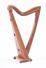 Load image into Gallery viewer, Dollhouse Miniature ~ Handmade Harp Made in Ireland by David Fraw, &#39;87 - Johnston Collection
