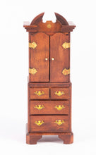 Load image into Gallery viewer, Dollhouse Miniature ~ 1/2&quot; Half Scale Escutcheon Cabinet - Johnston Collection
