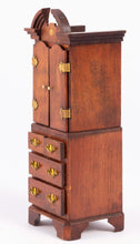 Load image into Gallery viewer, Dollhouse Miniature ~ 1/2&quot; Half Scale Escutcheon Cabinet - Johnston Collection
