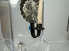 Load image into Gallery viewer, Dollhouse Miniature ~ Vintage Artisan Studio B Handmade Tin Wall Candlestick Holder
