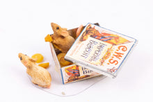 Load image into Gallery viewer, Dollhouse Miniature ~ Mice in Imperial Biscuit Tin Good For Halloween - Ursula Sauerberg Estate
