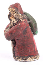 Load image into Gallery viewer, Dollhouse Miniature ~ Hand Painted Metal Father Christmas, Only 1&quot; Tall  - Ursula Sauerberg Estate
