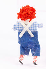 Load image into Gallery viewer, Dollhouse Miniature ~ Handmade Raggedy Ann &amp; Andy Dolls - Ursula Sauerberg Estate
