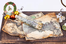 Load image into Gallery viewer, Dollhouse Miniature ~ Decorated Father Christmas Desk &amp; Large Bookshelf
