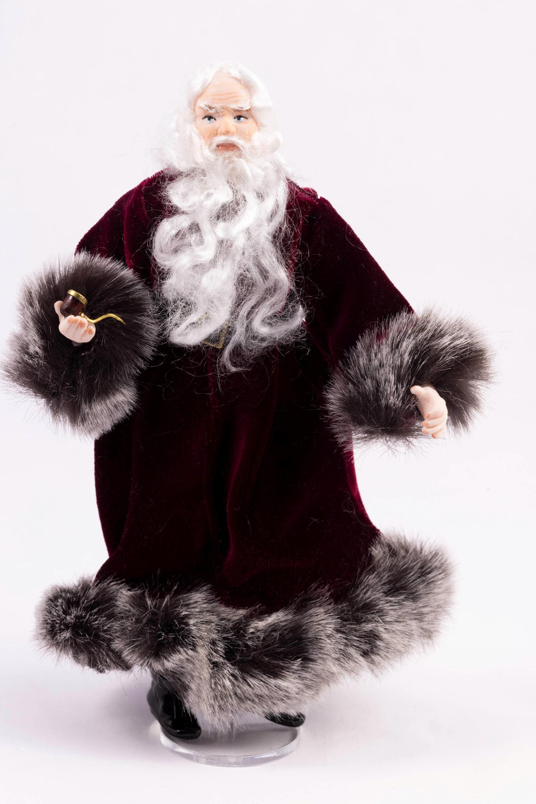 Dollhouse Miniature ~ Father Christmas Doll by Fern Vasi
