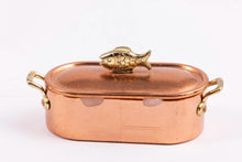 Load image into Gallery viewer, Dollhouse Miniature ~ Bodo Hennig Copper and Brass Fish Pot
