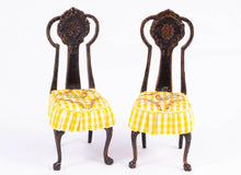 Load image into Gallery viewer, Dollhouse Miniature ~ Hand Painted Rooster Cabinet with Matching Table &amp; Chairs
