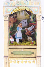 Load image into Gallery viewer, Dollhouse Miniature ~ Alice in Wonderland Puppet Theater with Battery Operated Light
