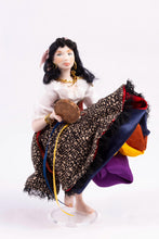 Load image into Gallery viewer, Dollhouse Miniature ~ Gypsy Doll Couple - Man and Woman by Fern Vasi
