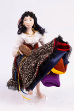 Load image into Gallery viewer, Dollhouse Miniature ~ Gypsy Doll Couple - Man and Woman by Fern Vasi
