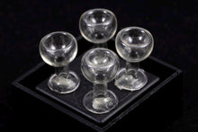 Load image into Gallery viewer, Dollhouse Miniature ~ Hand Blown Wine Glasses - Set of 4
