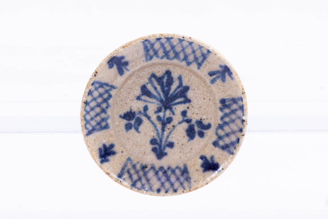 Dollhouse Miniature ~ IGMA Jane Graber Flower Plate - Vintage '84