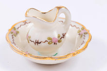 Load image into Gallery viewer, Dollhouse Miniature ~ Jo Parker Porcelain Pitcher &amp; Bowl Set
