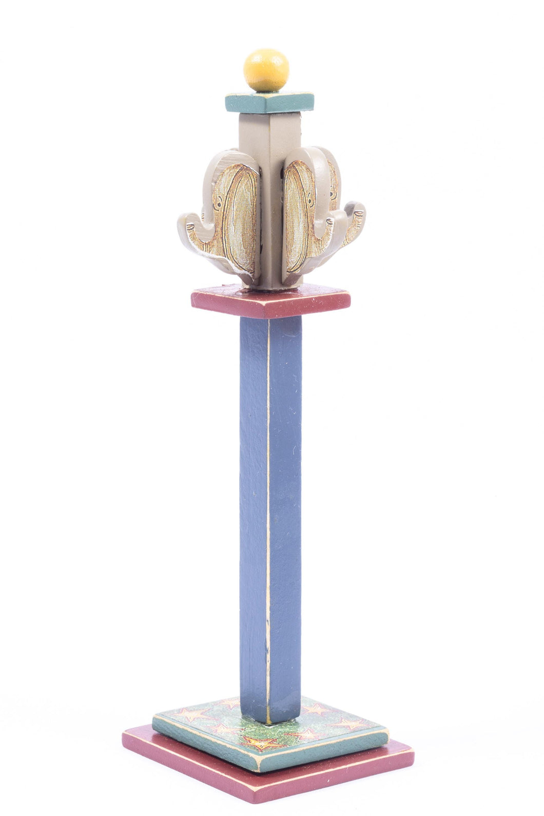 Dollhouse Miniature ~ Nursery Elephant Child's Coat Rack - Noah's Ark Concord Robin Betterley