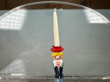 Load image into Gallery viewer, Dollhouse Miniature ~  Vintage 1986 IGMA Artisan Karen Markland Handmade Hand Painted Colonial Candle Stick
