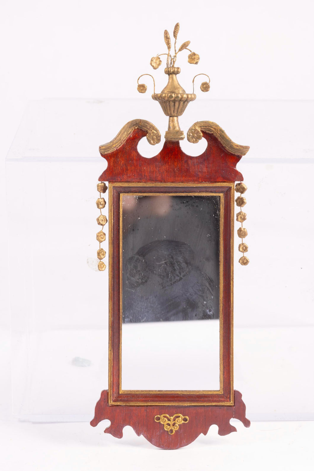 Dollhouse Miniature ~ Paul Saltarelli Federal Looking Glass Replica - From Lee Lefkowitz Estate