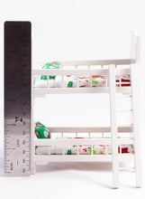 Load image into Gallery viewer, Dollhouse Miniature ~ Christmas Elf Bunk Bed - Dressed
