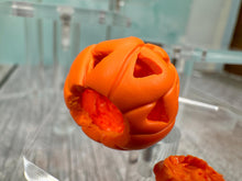 Load image into Gallery viewer, Dollhouse Miniature ~Artisan Handmade Halloween Jack-o-lantern Scary &amp; Happy Carved Pumpkin
