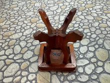 Load image into Gallery viewer, Dollhouse Miniature ~ Vintage 1970&#39;s Artisan Robert Gray Handmade Wooden Side Table
