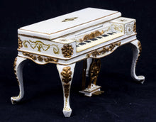 Load image into Gallery viewer, Dollhouse Miniature ~ Paul Saltarelli Hand Painted Piano with Baroque Era Musicians
