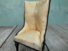 Load image into Gallery viewer, Dollhouse Miniature ~ JBM Australia Modern Dining Chair Black Finish
