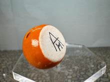 Load image into Gallery viewer, Dollhouse Miniature ~ Vintage  Artisan Alex Meiklejohn Handmade Halloween Porcelain Jack-o-lantern
