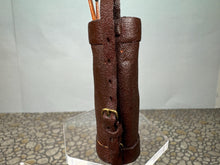 Load image into Gallery viewer, Dollhouse Miniature ~ Vintage Artisan Nantasy Fantasy Handmade Leather Golf Bag With Handmade Wooden Clubs Signed
