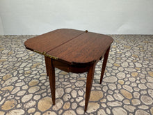 Load image into Gallery viewer, Dollhouse Miniature - Vintage Artisan Roger Gutheil 1998 Handmade Dropleaf Wooden Table With Hinge
