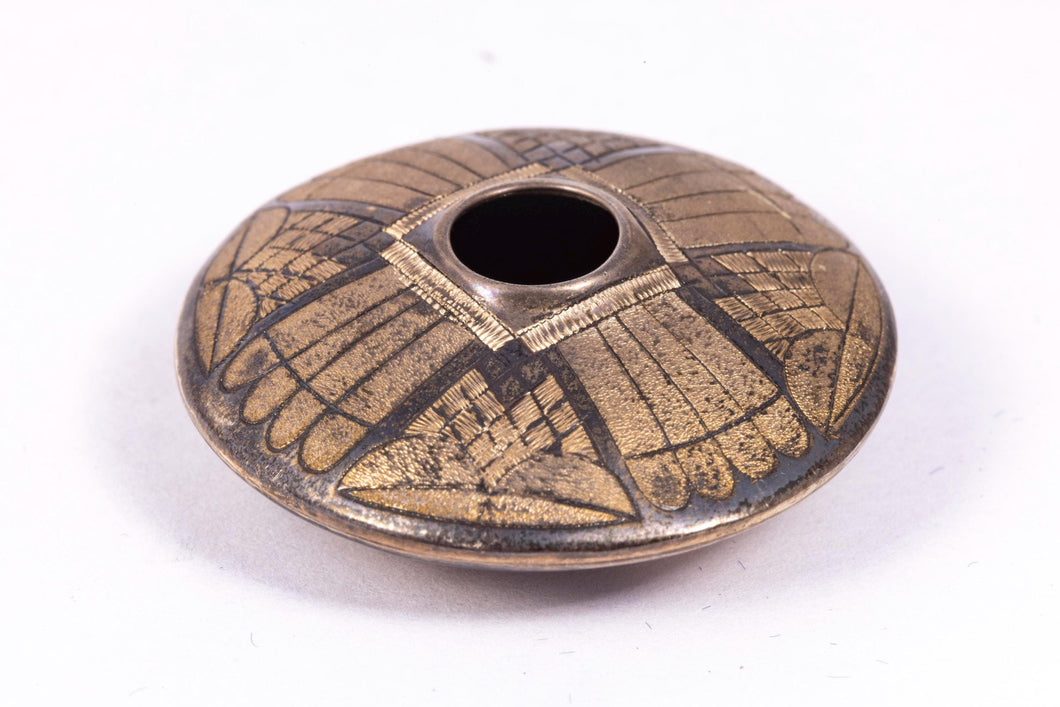 Dollhouse Miniature ~ Howard Sice Native American Sterling Silver Pot