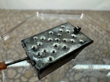 Load image into Gallery viewer, Dollhouse Miniature ~ Vintage Artisan Studio B 1982 Handmade Tin Ember Carrier With Wood Handle and Working Lid
