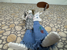 Load image into Gallery viewer, Dollhouse Miniature ~ Artisan Handmade Halloween Artist Painter Skeleton Doll
