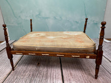 Load image into Gallery viewer, Dollhouse Miniature ~ Artisan Handmade Halloween / Horror Blood Covered Matress On Handmade Bed
