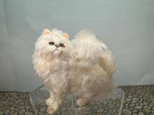 Load image into Gallery viewer, Dollhouse Miniature ~  Artisan Handmade OOAK White Cat
