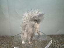 Load image into Gallery viewer, Dollhouse Miniature ~  Artisan Handmade OOAK Grey &amp; White Cat Fluffy Tail
