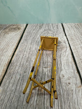 Load image into Gallery viewer, Dollhouse Miniature ~ Vintage Artisan CYR Handmade Hand Painted Metal Side Table Made In England
