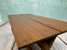 Load image into Gallery viewer, Dollhouse Miniature ~ Artisan Barbara Vajnar Bubba&#39;s Handmade Signed Wooden Work Table

