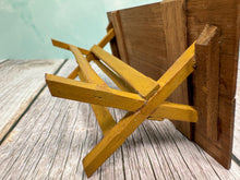 Load image into Gallery viewer, Dollhouse Miniature ~ Artisan Barbara Vajnar Bubba&#39;s Handmade Signed Wooden Work Table
