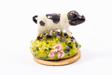 Load image into Gallery viewer, Dollhouse Miniature ~ Kay Lewis Staffordshire Cow - From Johnston Estate
