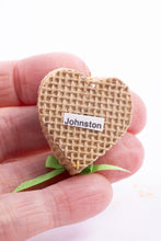 Load image into Gallery viewer, Dollhouse Miniature ~ Adorable Handmade Heart Shaped Basket with Owl Faces - From Johnston Estate
