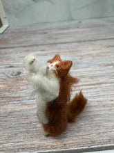 Load image into Gallery viewer, Dollhouse Miniature ~  Artisan Handmade OOAK Fluffy Orange Cat Standing Up
