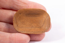 Load image into Gallery viewer, Dollhouse Miniature ~ Handmade Wooden Dough Bowl &amp; Serrated Edge Knife - Johnston Estate
