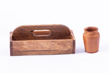 Load image into Gallery viewer, Dollhouse Miniature ~  Wooden Old Fashioned Kitchen Accessories Lot  - Johnston Estate
