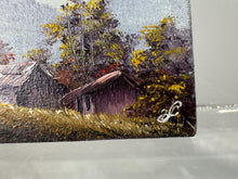 Load image into Gallery viewer, Dollhouse Miniature ~ Vintage Artist Victor Franco Countryside Cabin Signed Original Painting
