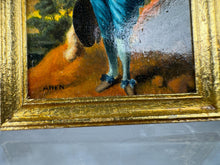 Load image into Gallery viewer, Dollhouse Miniature ~ Vintage Artist Ahen &quot;The Blue Boy&quot; Thomas Gainsborough Reproduction Painting
