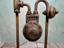Load image into Gallery viewer, Dollhouse Miniature ~ Vintage Artisan Ron Bufton Utility Meter Signed
