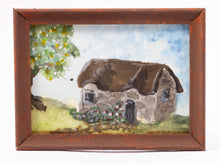 Load image into Gallery viewer, Dollhouse Miniatures ~ Hand Painted Irish Cottage Painting - Johnston Estate
