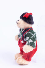 Load image into Gallery viewer, Dollhouse Miniature ~ Adorable Christmas Russian Teddy Bear - Ursula Sauerberg Estate
